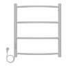 Полотенцесушитель электрический AZARIO VERONA 500/600 4 секции, диммер слева, белый (AZ04756W)