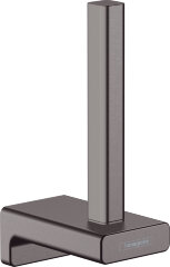 Держатель для запасных рулонов Hansgrohe AddStoris, шлифованный черный хром (41756340)