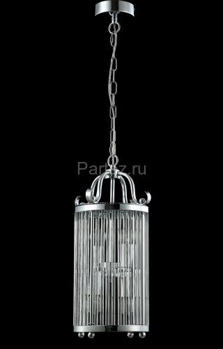 Подвесная люстра Crystal Lux TADEO SP4 D200 CHROME/TRANSPARENTE