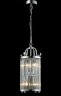 Подвесная люстра Crystal Lux TADEO SP4 D200 CHROME/TRANSPARENTE