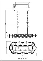 Подвесной светильник Wertmark WE160.30.323