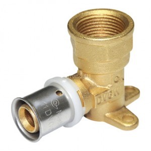 Угол пресс настенный с внутренней резьбой 20х3/4" VALTEC