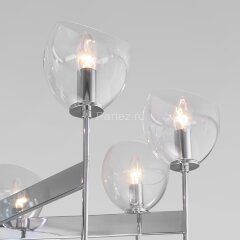 Потолочная люстра Eurosvet 60130/8 хром Smart