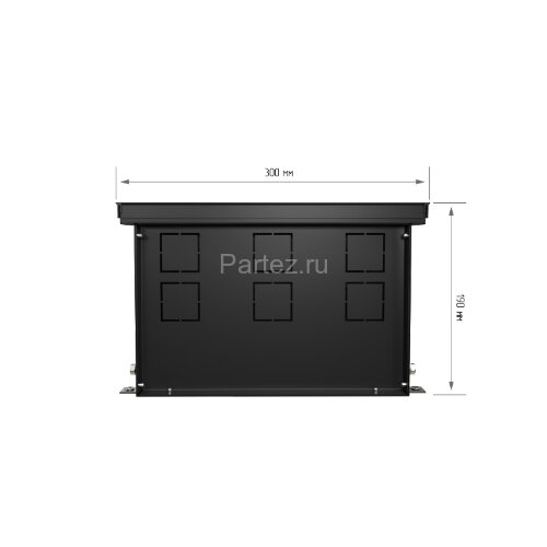 Конвектор внутрипольный Royal Thermo ATRIUM-190/300/3000-DG-U-DB