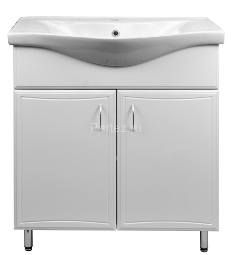 Комплект тумба Коралл-75 (750х860х460) с раковиной Basic 75 (CS00070577)