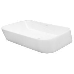 Раковина-чаша Azario 600х390х120 накладная, овальная, белый глянец (AZ-2243-B)