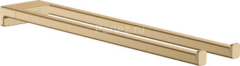 Полотенцедержатель Hansgrohe AddStoris, шлифованная бронза (41770140)