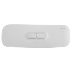 Бачок пластиковый AZARIO 350x115x365 с соединительной трубой, белый (AZ-217)