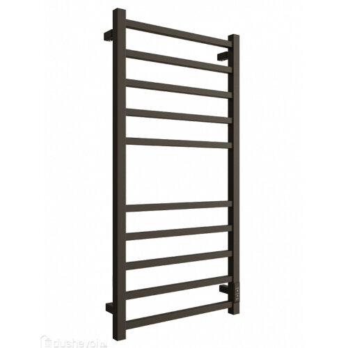 Полотенцесушитель электрический ДВИН L plaza neo 100/50 К диммер квадрат Чёрный матовый (46567591792