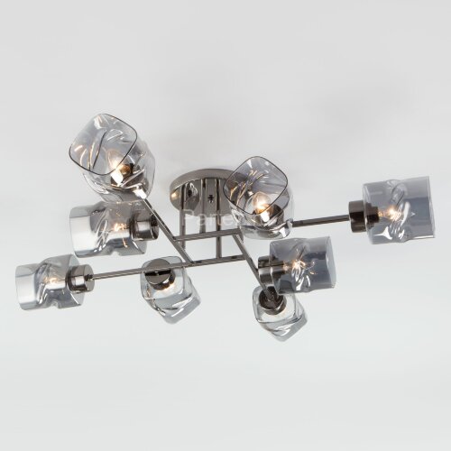 Потолочная люстра Eurosvet 30165/8 черный жемчуг