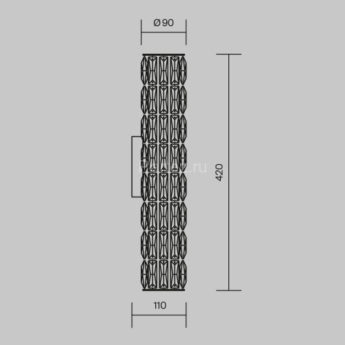 Настенный светильник Maytoni DIA008WL-02CH
