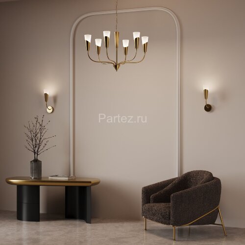 Подвесная люстра Eurosvet 60167/6 латунь