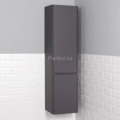 Пенал подвесной Итана Roberto 40 400х350х1550 правый, графит (CS00083702)