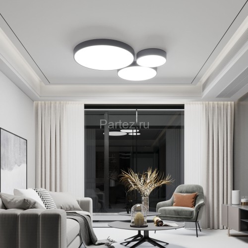 Потолочный светильник Eurosvet 90319/1 серый