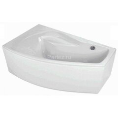 Ванна акриловая Santek Майорка асимметричная 150х90, левосторонняя, белая