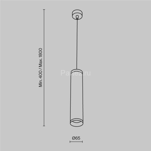 Подвесной светильник Maytoni P038PL-01W