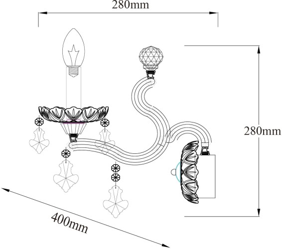 Бра Chiaro 477020502