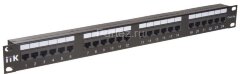 Патч-панель 1U кат.5е UTP 24 порта (IDC Dual) ITK PP24-1UC5EU-D05