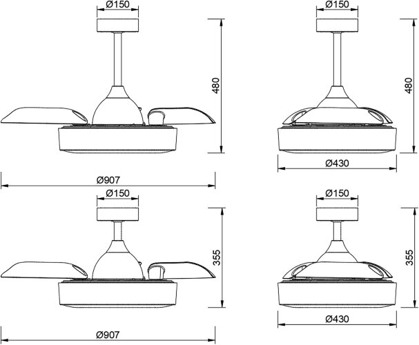 Потолочная люстра Mantra 8221