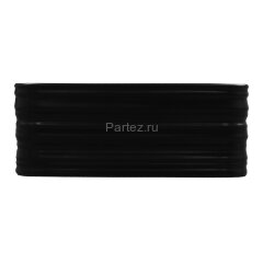 Раковина-чаша Azario 395х395х150 накладная, квадратная, черный матовый (AZ-2075-B-MB)