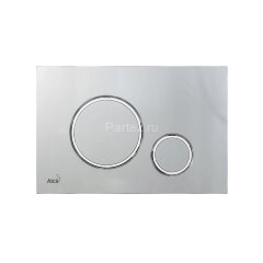 Кнопка смыва Alcadrain, хром матовый/хром глянец (M772)