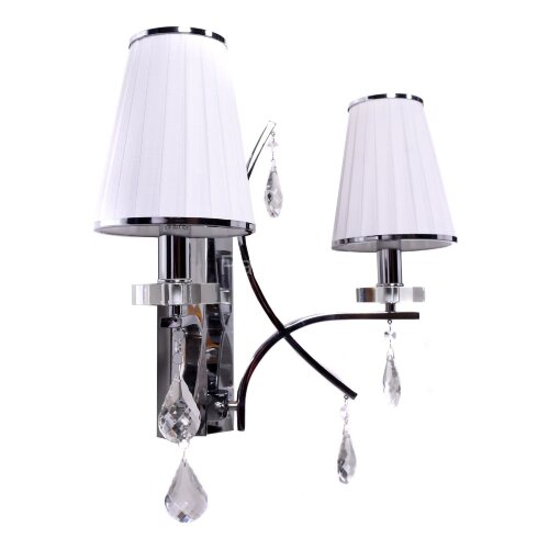 Бра Lumina Deco LDW 66247-2 WT+CHR