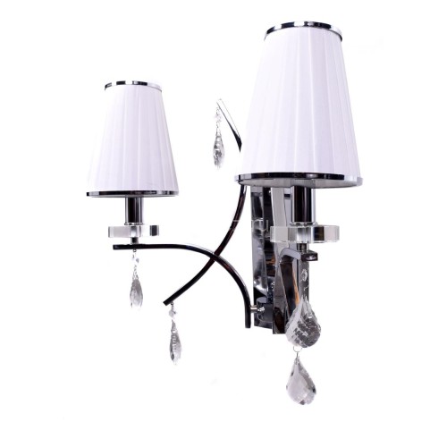 Бра Lumina Deco LDW 66247-2 WT+CHR