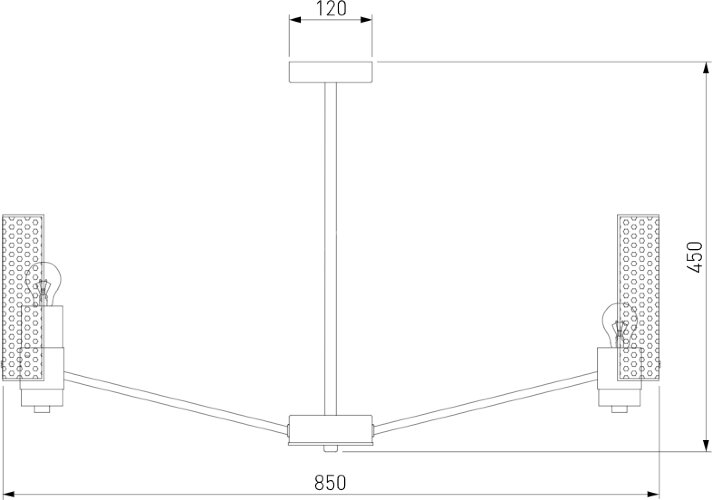 Потолочная люстра Eurosvet 70139/8 латунь