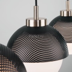 Подвесной светильник Eurosvet 50106/3 античная бронза / черный