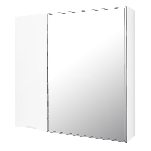Зеркало-шкаф Loranto Santorini 70 700х140х700 левый, белый (CS00086969)