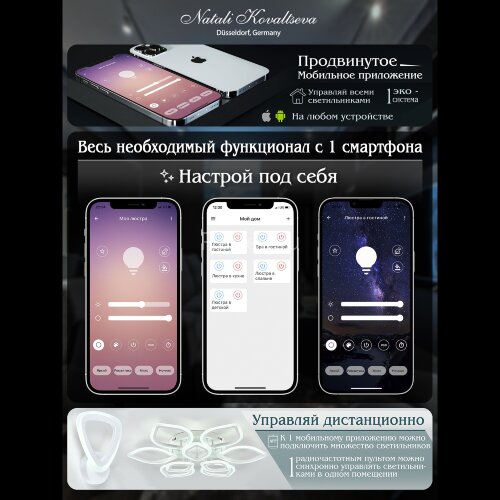 Потолочная люстра Natali Kovaltseva LED LAMPS 81165