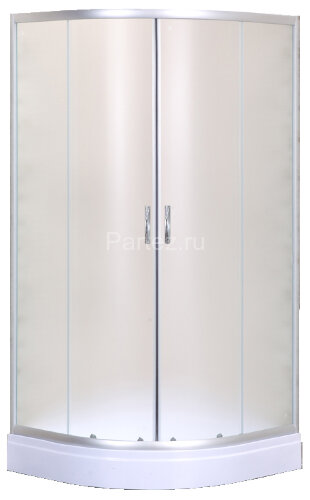 Душевое ограждение Loranto 100х100х195, поддон 13 см (CS-8025S)