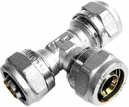 Тройник обжимной 26х26х20 VALTEC