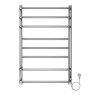 Полотенцесушитель электрический AZARIO MILAN 500/800 8 секций, диммер справа, хром (AZ90858)