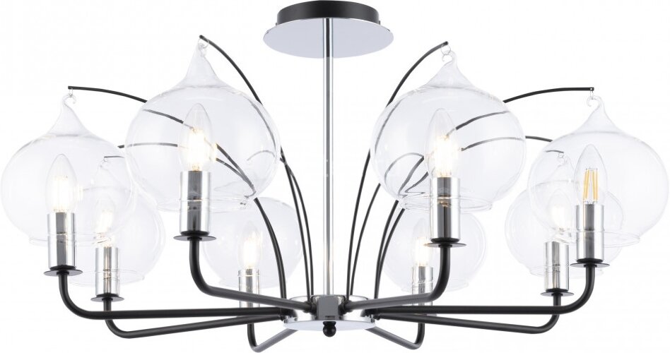 Потолочная люстра Arte Milano 321007/8 BK.CR