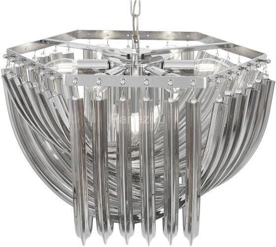 Подвесная люстра Lumina Deco LDP 7044-550 CHR+GY