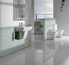 Z HALL Раковина 650х420х135 мм подвесная и накладная, отв. п/смесит.