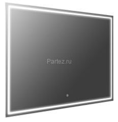 Зеркало AZARIOClassico Quadrato 800х600 влагостойкое с подсветкой, сенсорный выключатель с функцие д