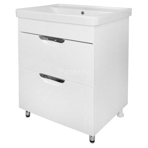 Комплект тумба Стиль- 60/2 Н "Соло" (600х880х480) напольная с раковиной Monte 60 (CS00070755)