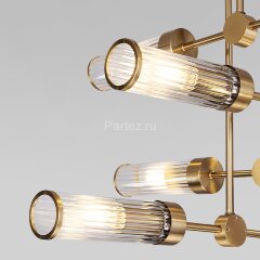 Потолочная люстра Eurosvet 60166/8 латунь