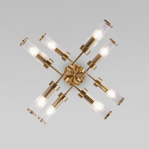 Потолочная люстра Eurosvet 60166/8 латунь