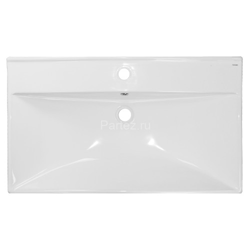 Комплект тумба Стиль- 80/3 "Соло" 800х890х460 фрезерированный фасад, с раковиной Tempo 80 (CS0009138