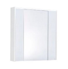 RONDA Шкаф зеркальный 800мм, бетон/белый матовый