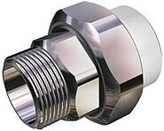 Муфта комб. разъем. PPR-НР D50х1.1/2" MeerPlast
