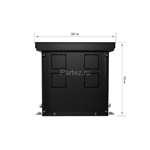 Конвектор внутрипольный Royal Thermo ATRIUM-190/200/1000-DG-U-DB