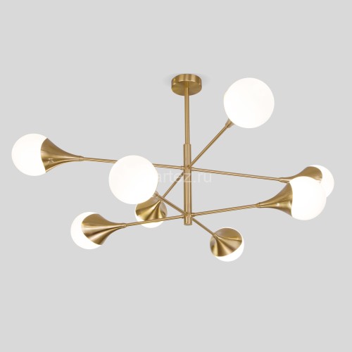 Потолочная люстра Eurosvet 60168/8 латунь