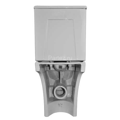 Унитаз-компакт Azario FRETTA ROUND N 340х650х770 напольный, безободковый, c быстросьемным сиденьем м