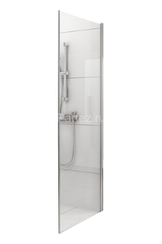 Неподвижная душевая стенка Ravak Chrome CPS-100, профиль хром, стекло прозрачное