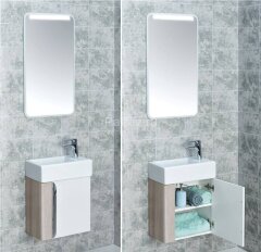 Тумба под раковину AQUATON Вита подвесная, белый ясень (1A221401VTD70)