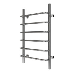 Полотенцесушитель водяной AZARIO MODENA 500/800 6 секций, боковое подключение, 1", хром (AZ08558)